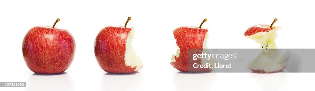 Timeline of eating an Apple (XXL)