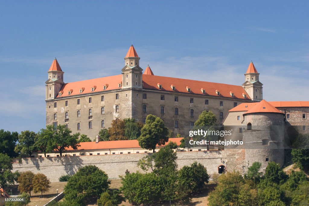 Bratislava Castle from Downtown