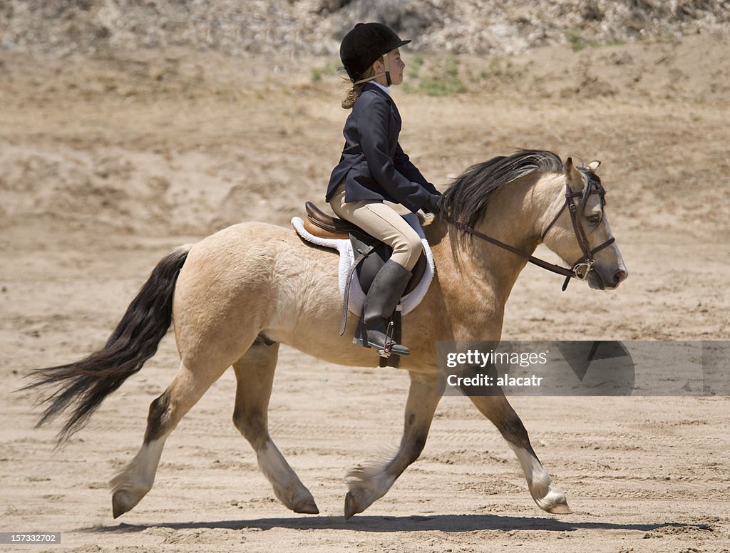 Girl and Pony