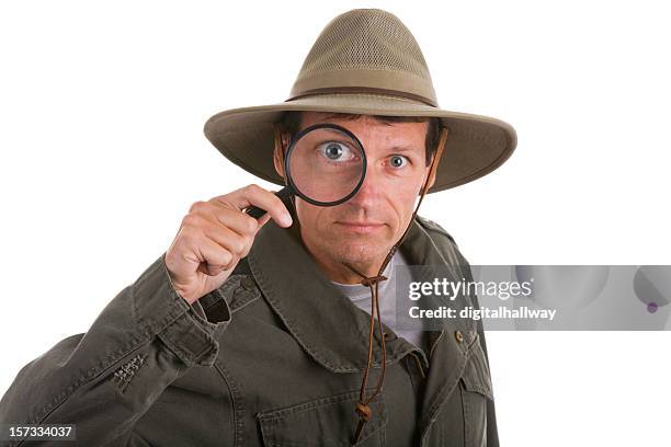 investigation - pith helmet stock pictures, royalty-free photos & images