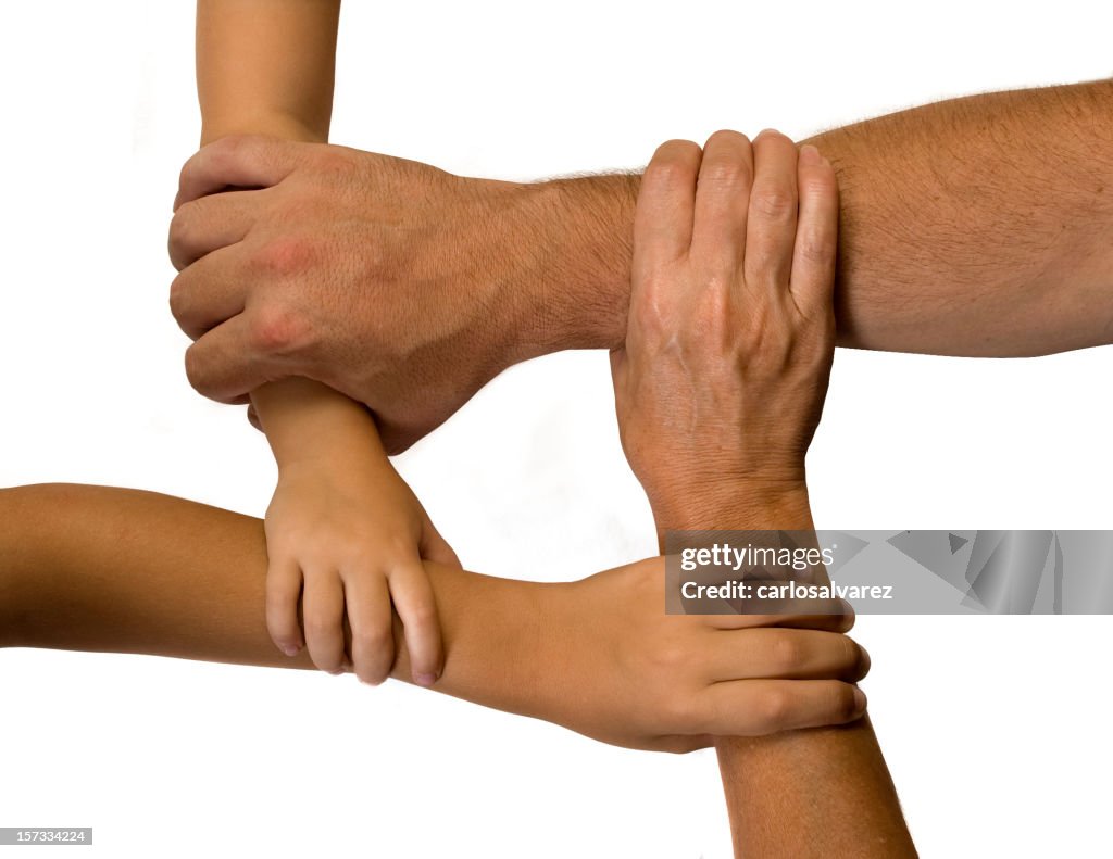 Four Family Hands