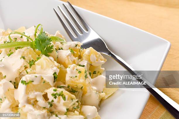 kartoffelsalat - potato salad stock-fotos und bilder