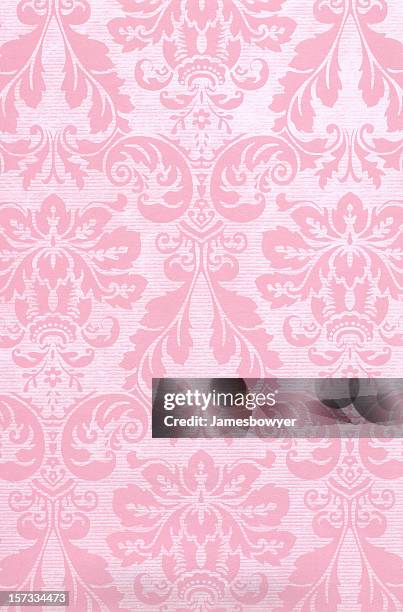 pink scroll - royalty pattern stock pictures, royalty-free photos & images