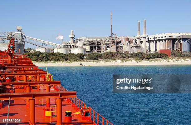 alumina refinery - refinery stock pictures, royalty-free photos & images