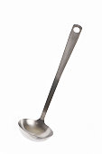 Stainless steel serving ladle