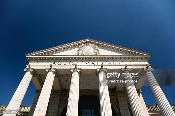 historic building in wiesbaden, germany - wiesbaden stock pictures, royalty-free photos & images