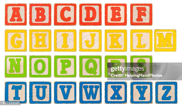 alphabet blocks xxl - toy block stock pictures, royalty-free photos & images