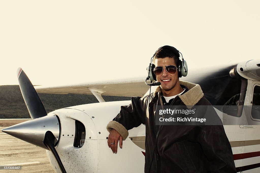 Young Male Pilot