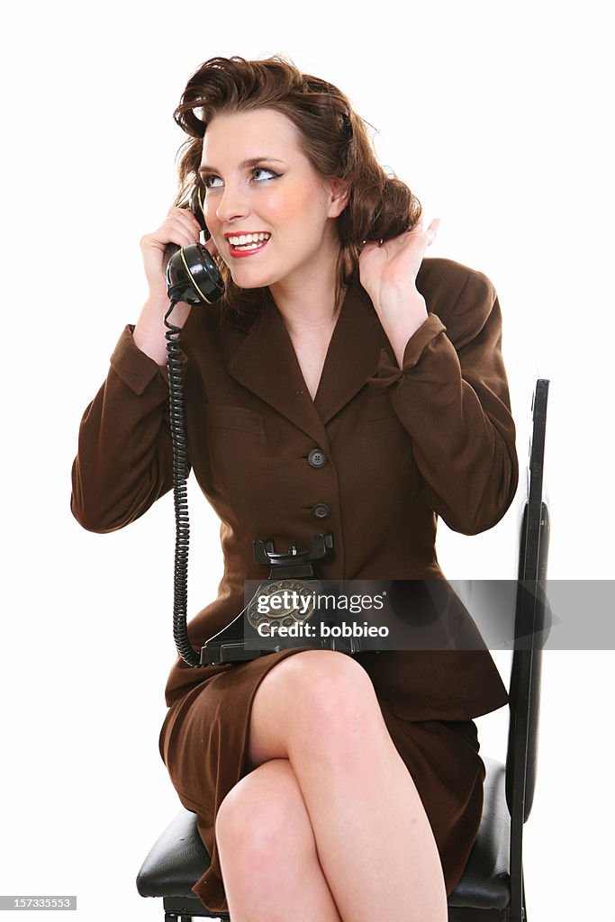 Retro Business Woman