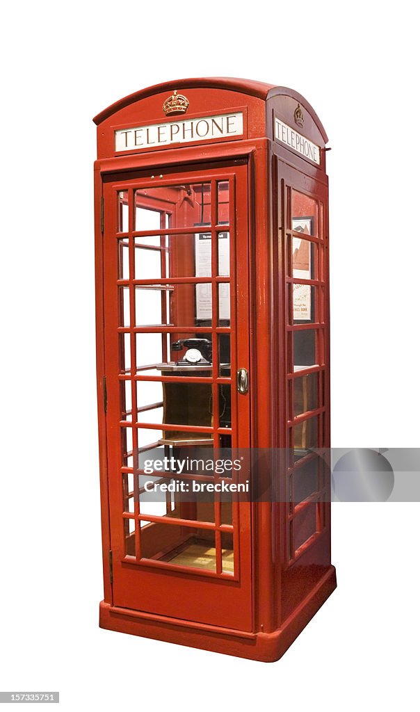 British telephone box