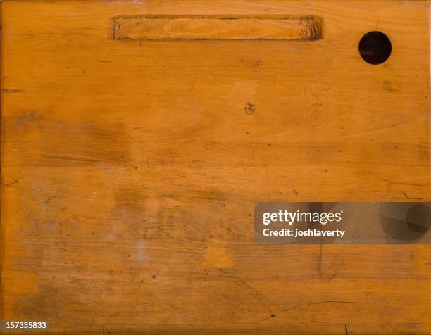 old desk surface - school desk stock pictures, royalty-free photos & images