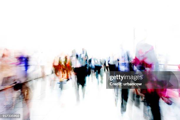 city ghosts - washed-out-bridge stock pictures, royalty-free photos & images