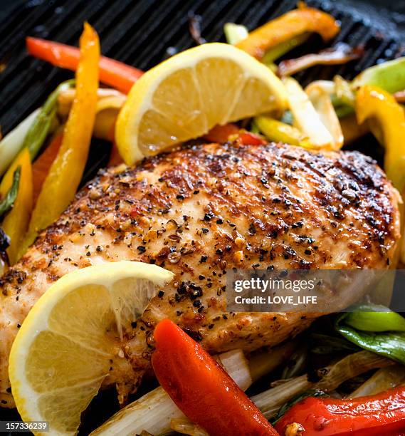 grilled  chicken breast - low carb diet stock pictures, royalty-free photos & images