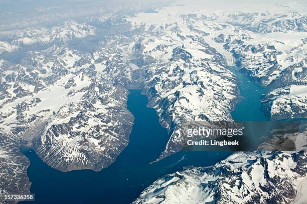southern tip of greenland - gletsjer stock pictures, royalty-free photos & images