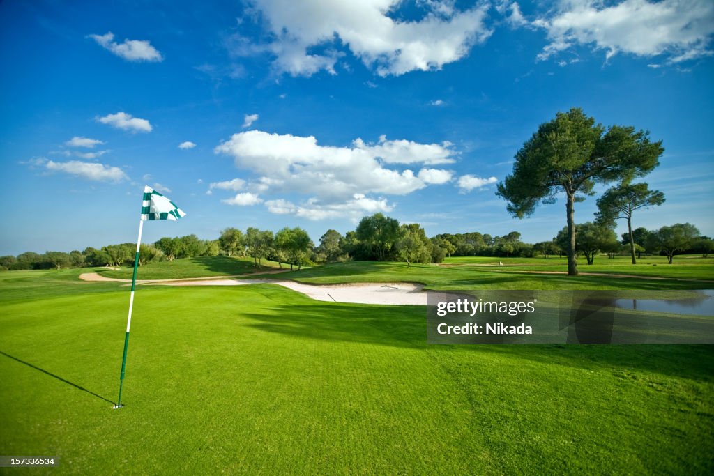 Beautiful golf park