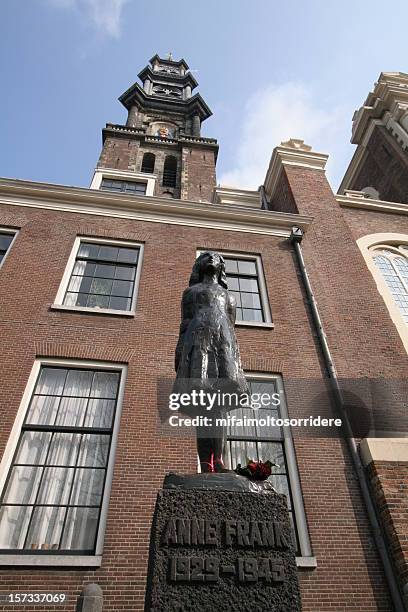 casa di anna frank - anne frank stock-fotos und bilder