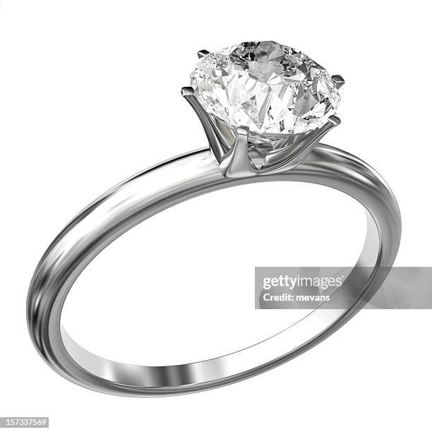 anello di diamanti - anello diamante foto e immagini stock