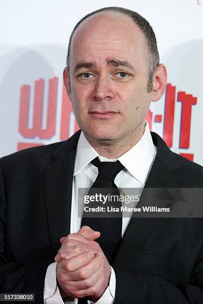 Todd Barry arrives at the "Wreck It Ralph" Australian premiere on December 2, 2012 in Sydney, Australia.