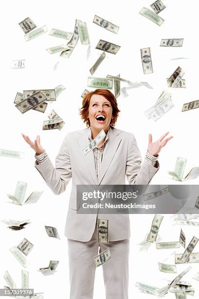 its raining money! - throwing stock pictures, royalty-free photos & images