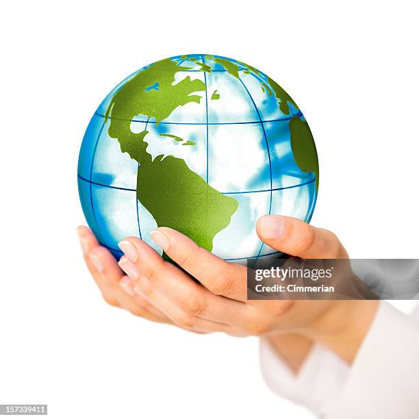 Earth In Hands High-Res Stock Photo