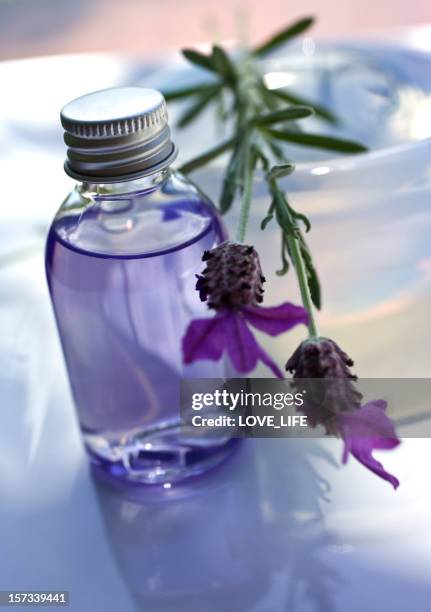 lavender spa - aromatherapy oil stock pictures, royalty-free photos & images