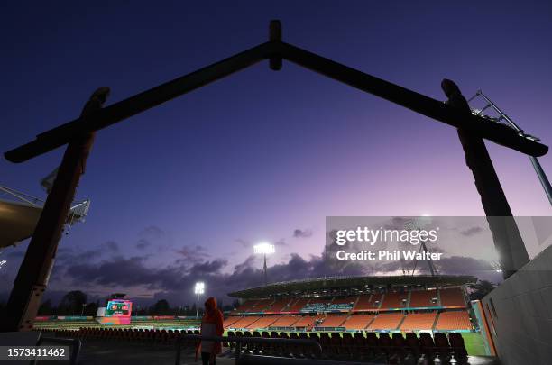 General view inside the stadium is seen prior to the FIFA Women's World Cup Australia & New Zealand 2023 Group E match between Portugal and Vietnam...