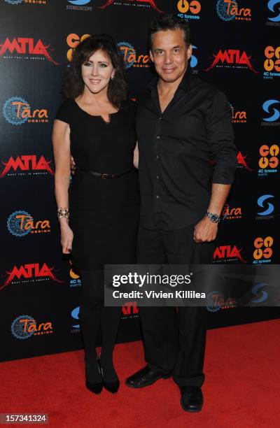 Krista Keller Stodden and guest attend Muay Thai in America: In Honor Of The King at Raleigh Studios on December 1, 2012 in Playa Vista, California.