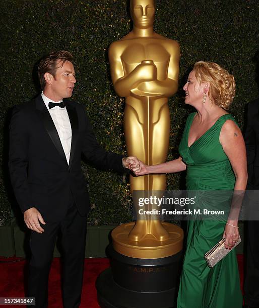 Actor Ewan McGregor and actress Virginia Madsen attend the Academy Of Motion Picture Arts And Sciences' 4th Annual Governors Awards at Hollywood and...