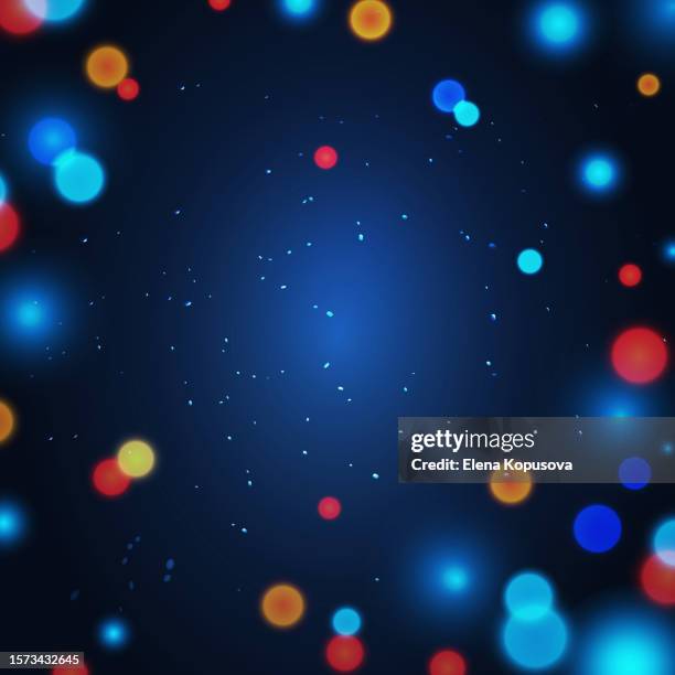 stylish abstract colored background with bokeh effect and shimmering particles. modern vector template. - spider web background stock illustrations