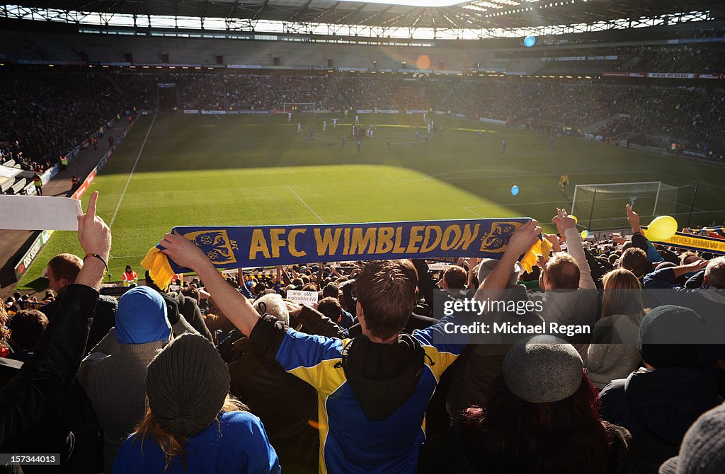 MK Dons v AFC Wimbledon - FA Cup Second Round