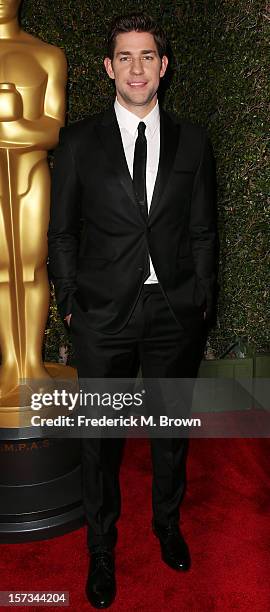 Actor John Krasinski attends the Academy Of Motion Picture Arts And Sciences' 4th Annual Governors Awards at Hollywood and Highland on December 1,...