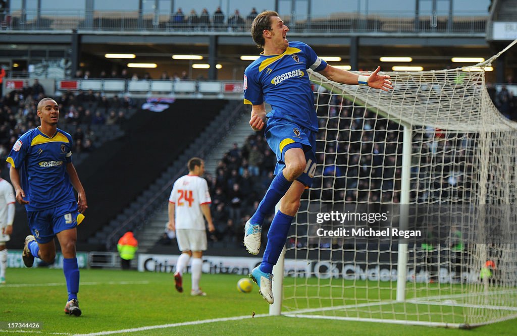 MK Dons v AFC Wimbledon - FA Cup Second Round