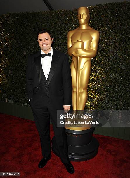 Seth MacFarlane attends the Academy of Motion Pictures Arts and Sciences' 4th annual Governors Awards at The Ray Dolby Ballroom at Hollywood &...