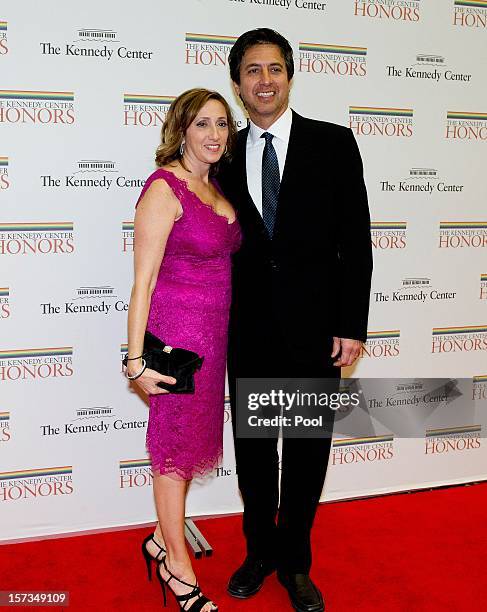 Ray Romano and his wife, Anna arrive for a dinner for Kennedy honorees hosted by U.S. Secretary of State Hillary Rodham Clinton at the U.S....