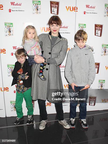 Jasmine Guinness attends "Diary of a Wimpy Kid" UK dvd Premiere at Vue Westfield on December 02, 2012 in London, England.