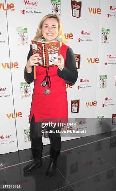 Phillipa Forrester attends "Diary of a Wimpy Kid" UK dvd Premiere at Vue Westfield on December 02, 2012 in London, England.