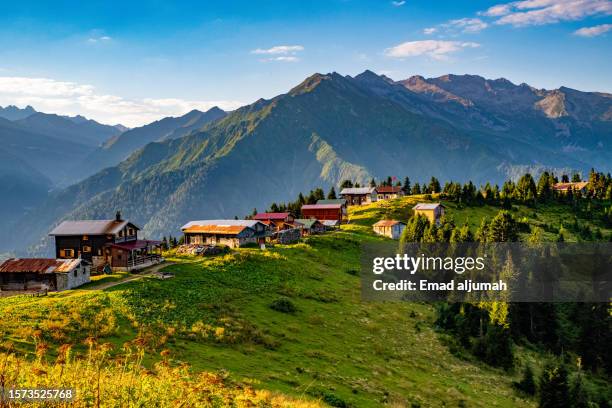 pokut highland, rize - trabzon stock pictures, royalty-free photos & images