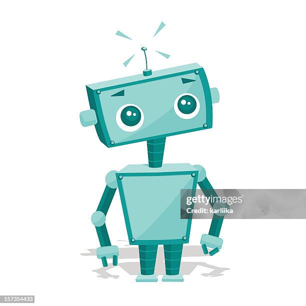 Cute cartoon robot