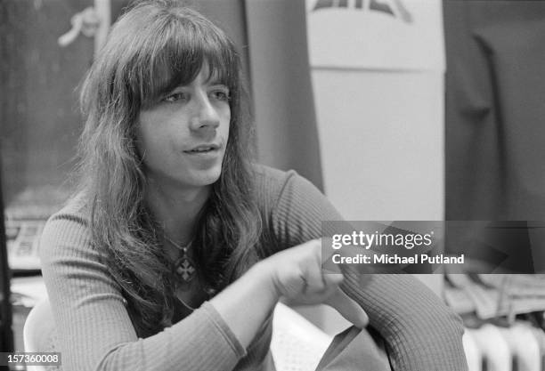 Drummer Mick Tucker of British glam rock group The Sweet, 12th October 1972.