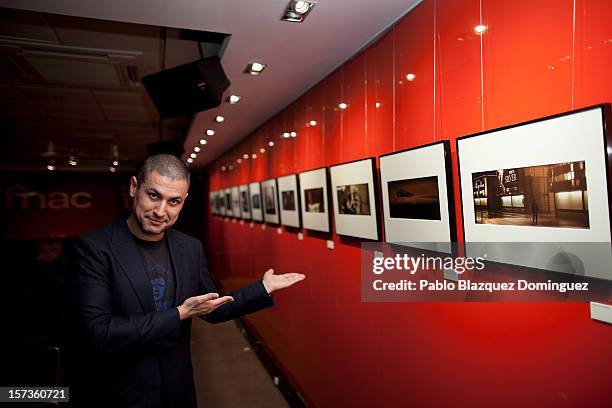 Director Rodrigo Cortes presents 'Red Lights' photography exhibition at FNAC on December 2, 2012 in Madrid, Spain.