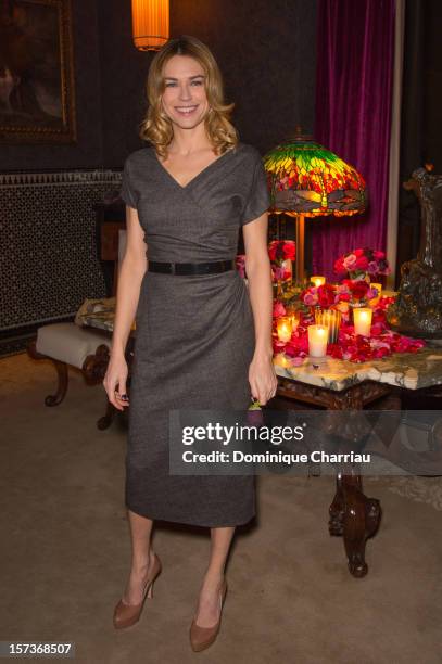 Canadian Actress Marie-Josee Croze attends the Dior dinner at Hotel Selman during the 12th International Marrakech Film Festival on December 2, 2012...