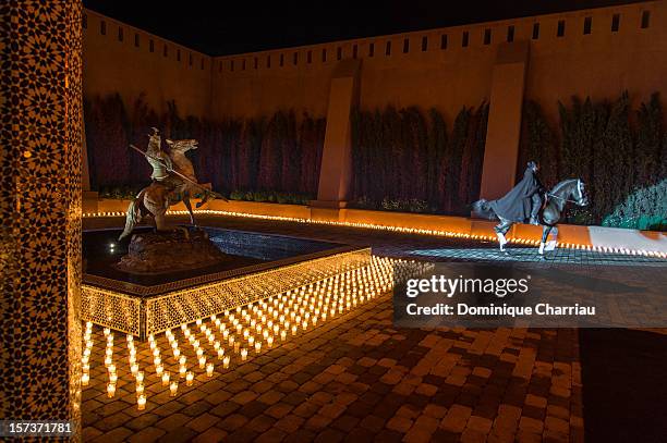 General view of hotel Selman for the Dior dinner at hotel Selman during the 12th International Marrakech Film Festival on December 2, 2012 in...