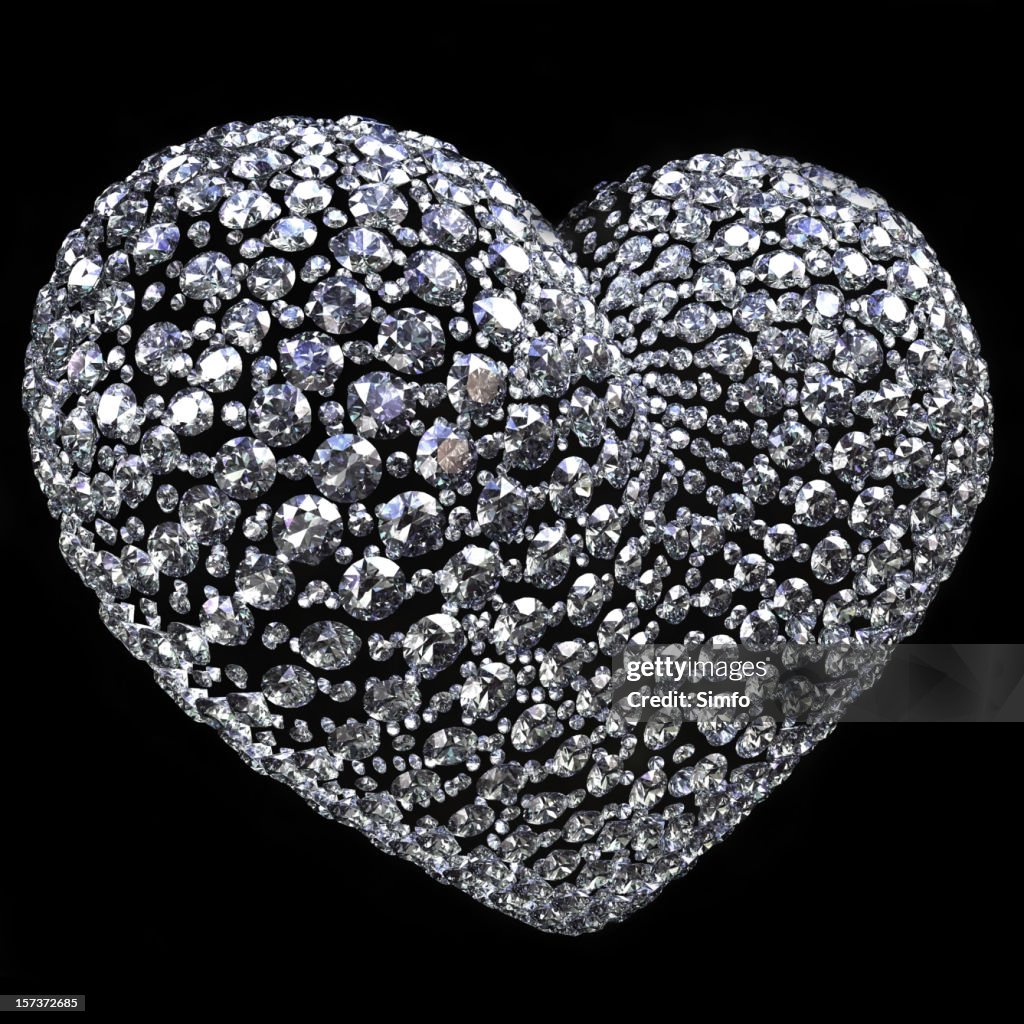 Diamond heart