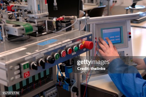 Electronics engineer at work Electronics engineer at work
