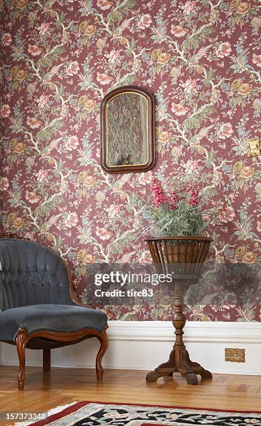 old fashioned house interior - victorian style home stock pictures, royalty-free photos & images