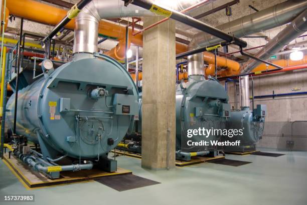 industrial boilers - boilers stock pictures, royalty-free photos & images