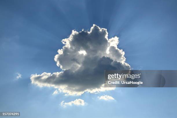 ray of light - silver lining stock pictures, royalty-free photos & images