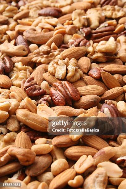 nuts - pecan nut stock pictures, royalty-free photos & images