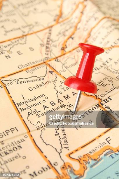 montgomery - state of alabama map stock pictures, royalty-free photos & images