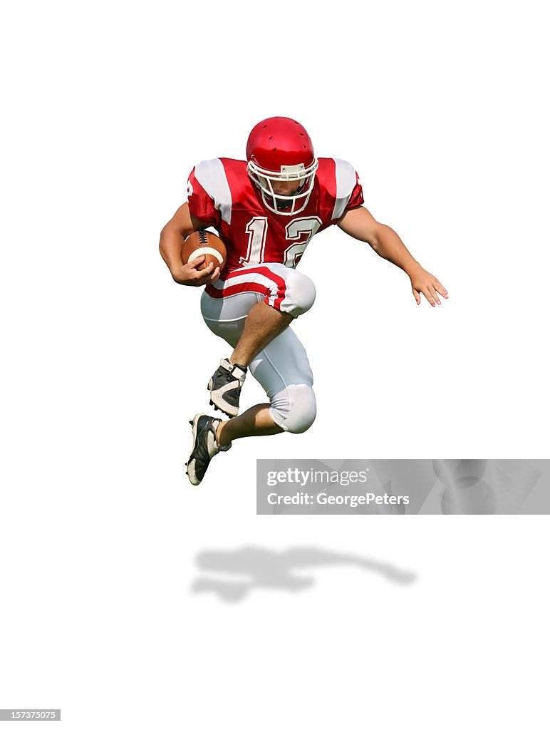 Running Back with Clipping Path